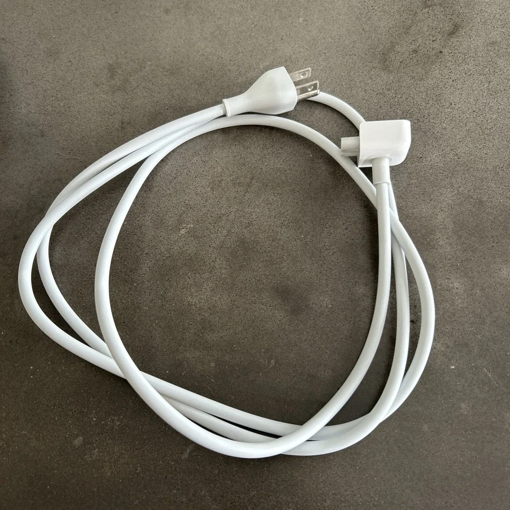 Authentic Apple Extension Cord Cable 6 Ft 1.8M Mac Macbook Power Adapter Charger